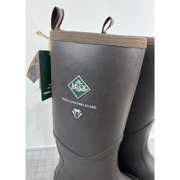 Muck Boot Wetland Pro Puncture Resistant Soft Toe Snake Boots Men's Sz. 11 - Picture 2 of 11